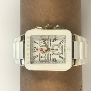 Michele White Jelly Watch SQUARE!